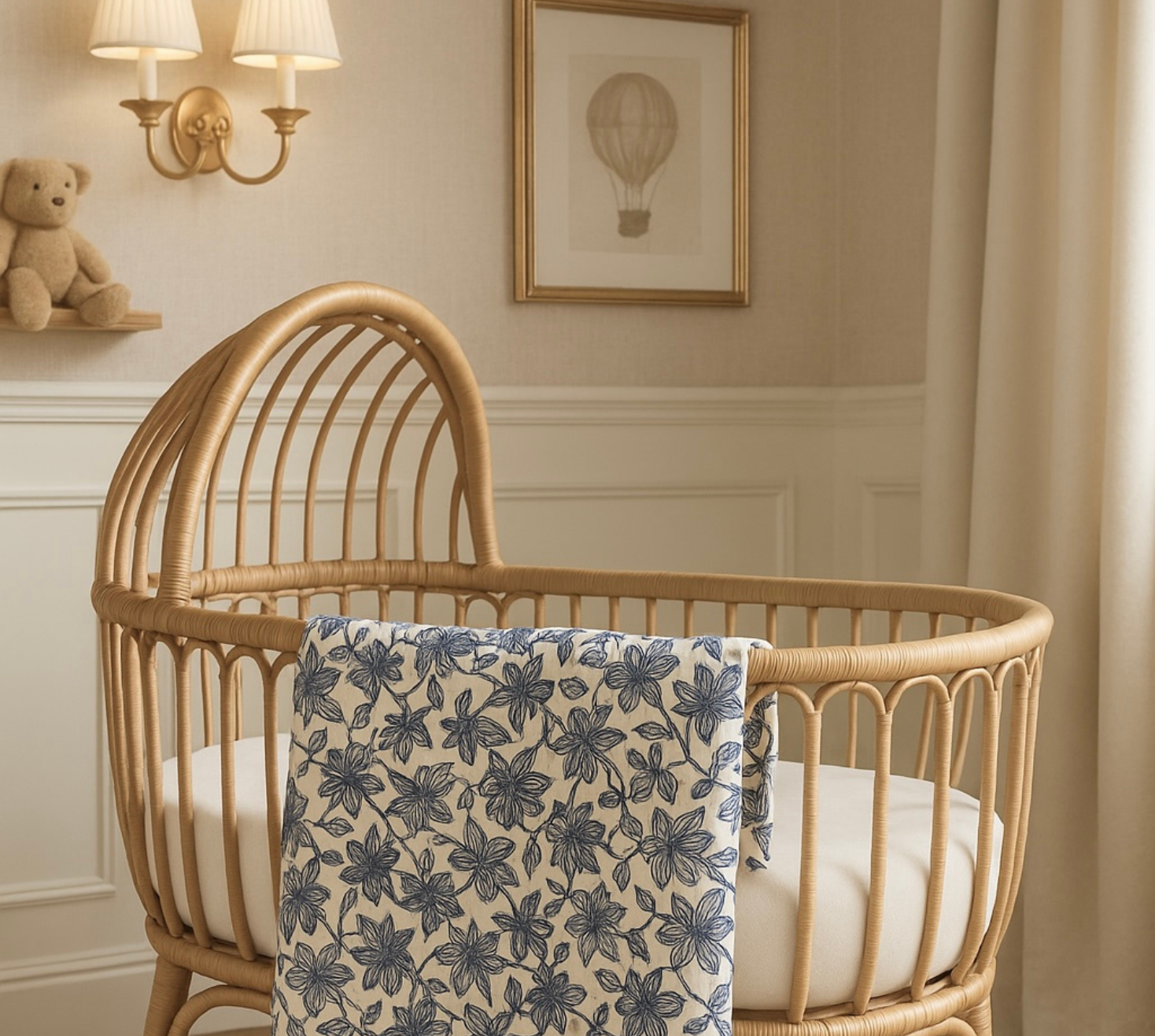 Moonflower Baby Quilt