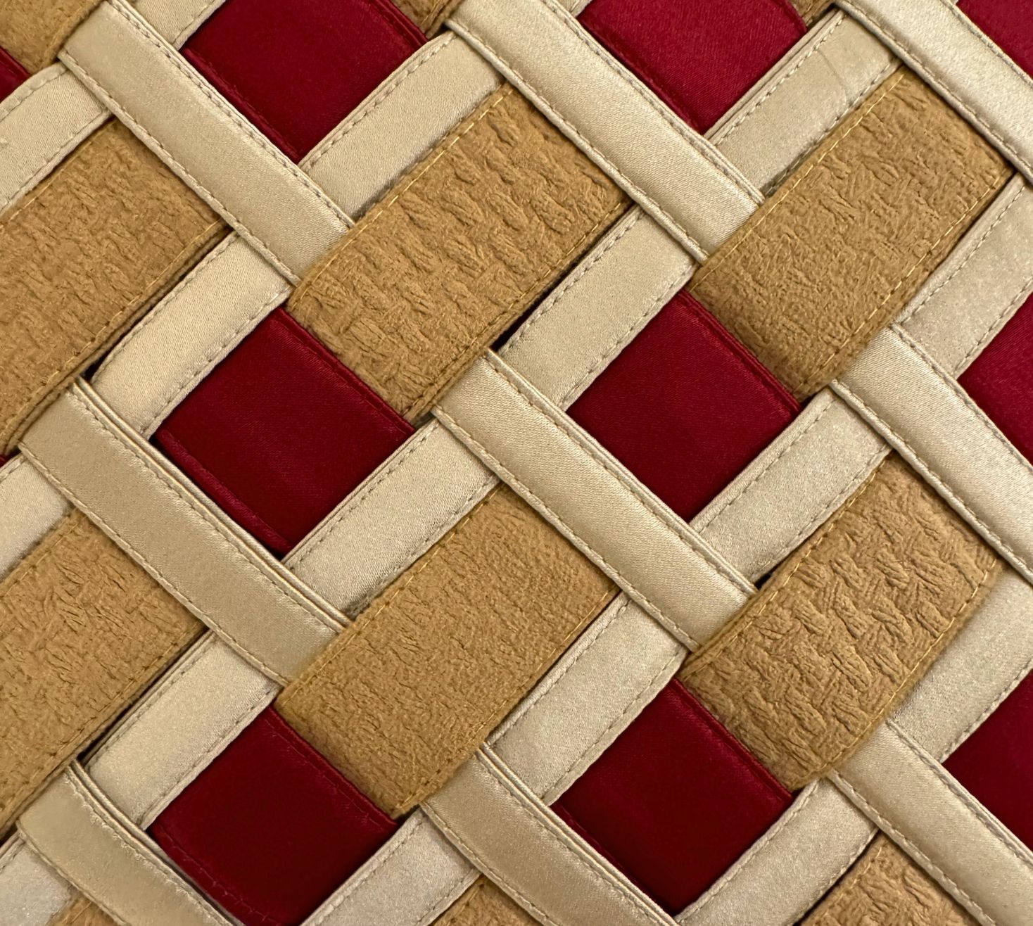 Criss - Cross Multi coloured Cushion cover