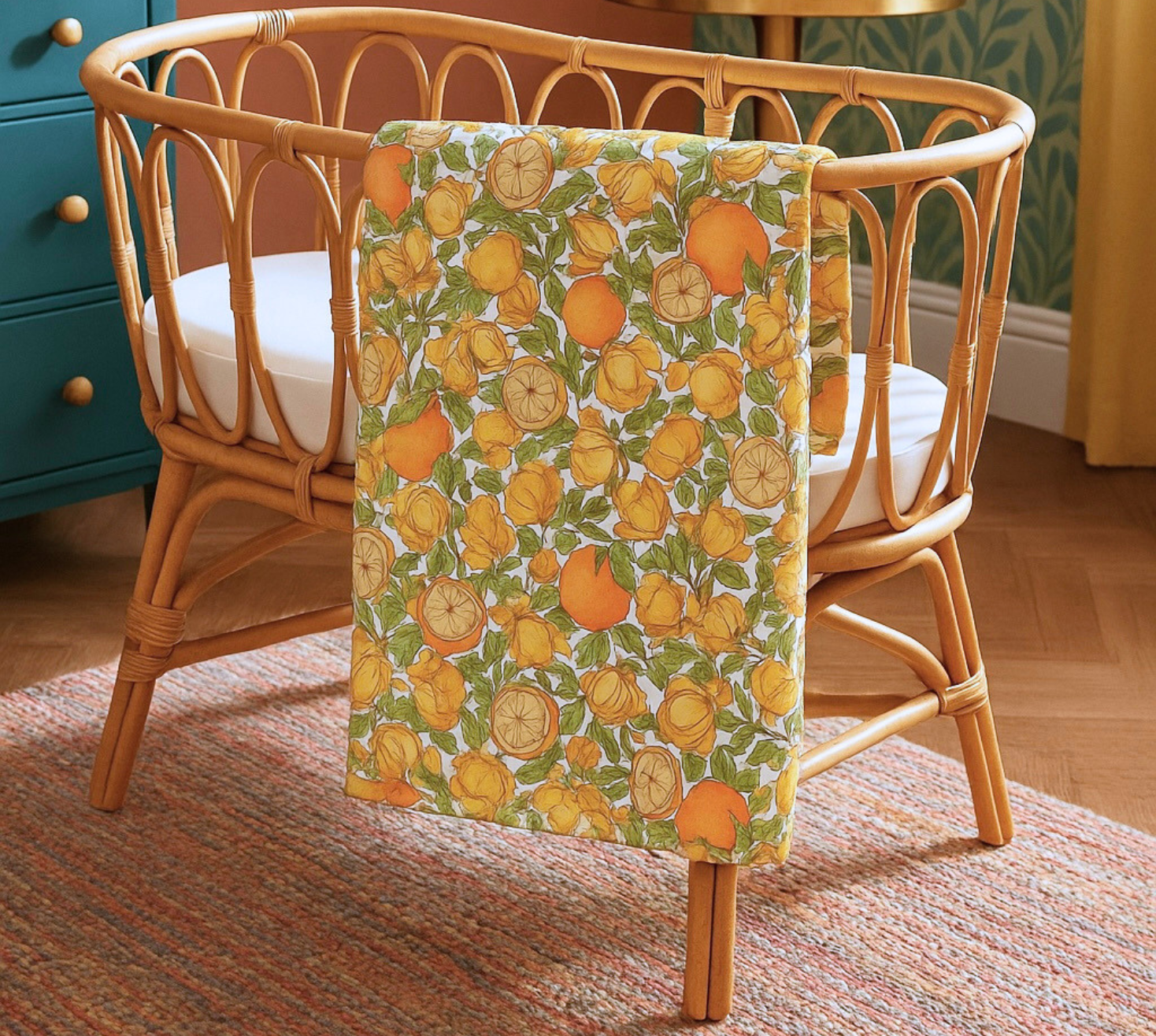 Sunshine Citrus Baby Quilt