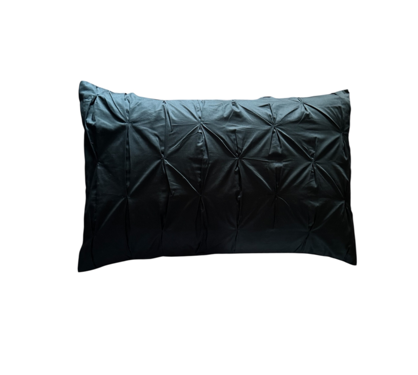 Military green cinched duvet bedspread