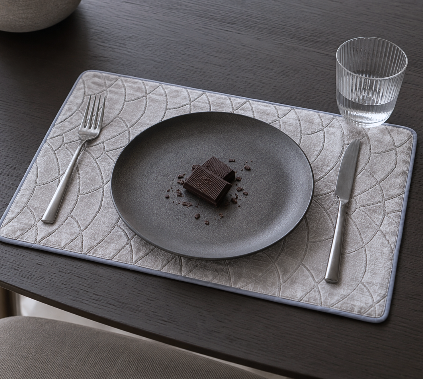 Silver Cascade Placemat Set