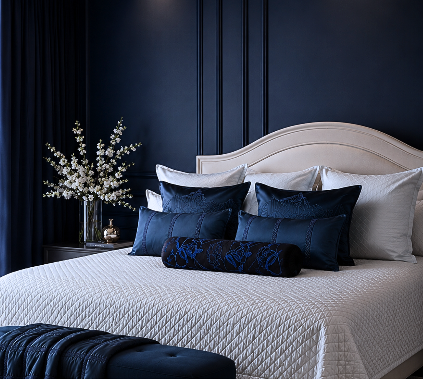 LUXURY COLLECTION - The House of Midnight Quilted Bedspread