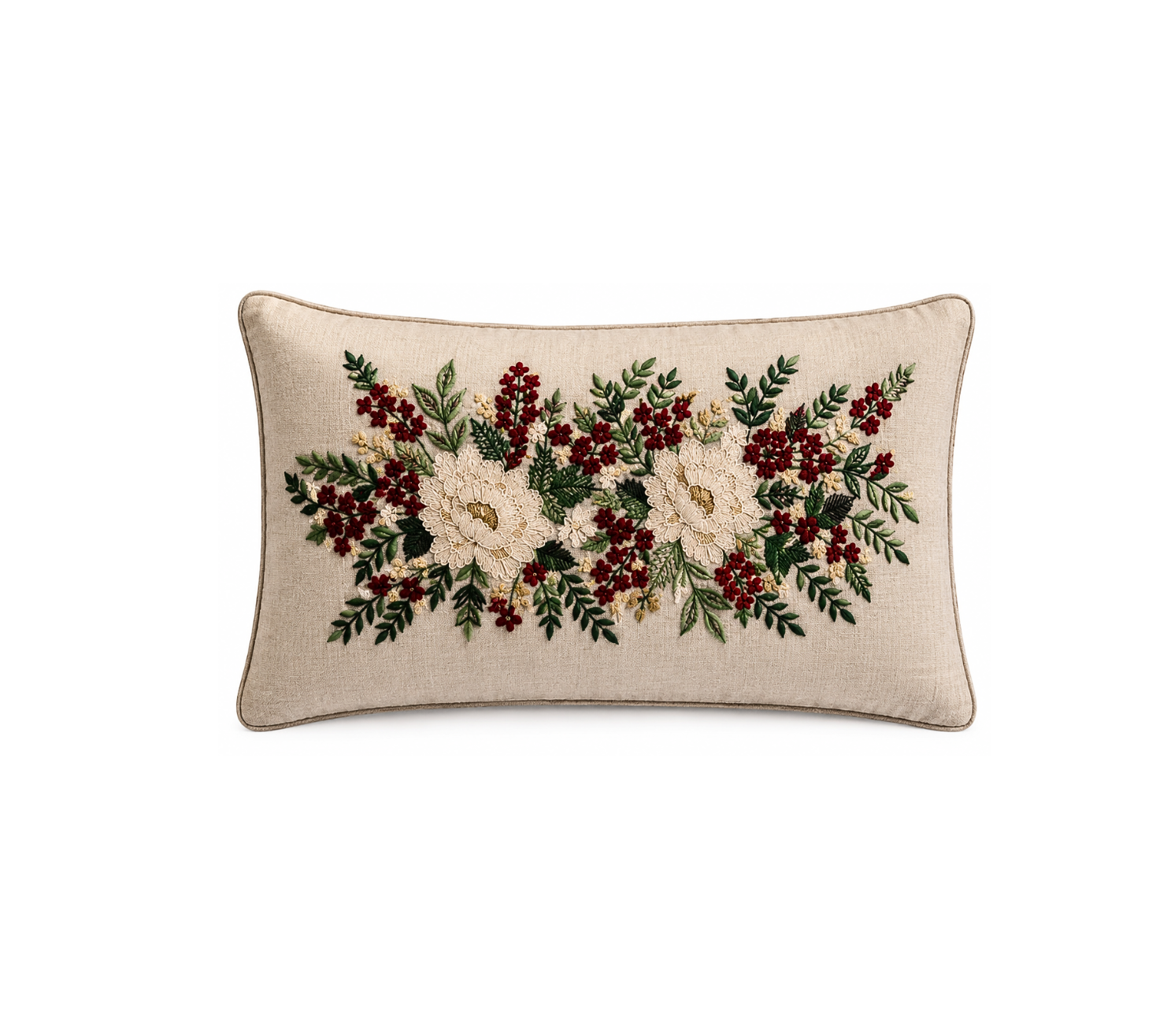 Autumn Canopy Linen cushion cover