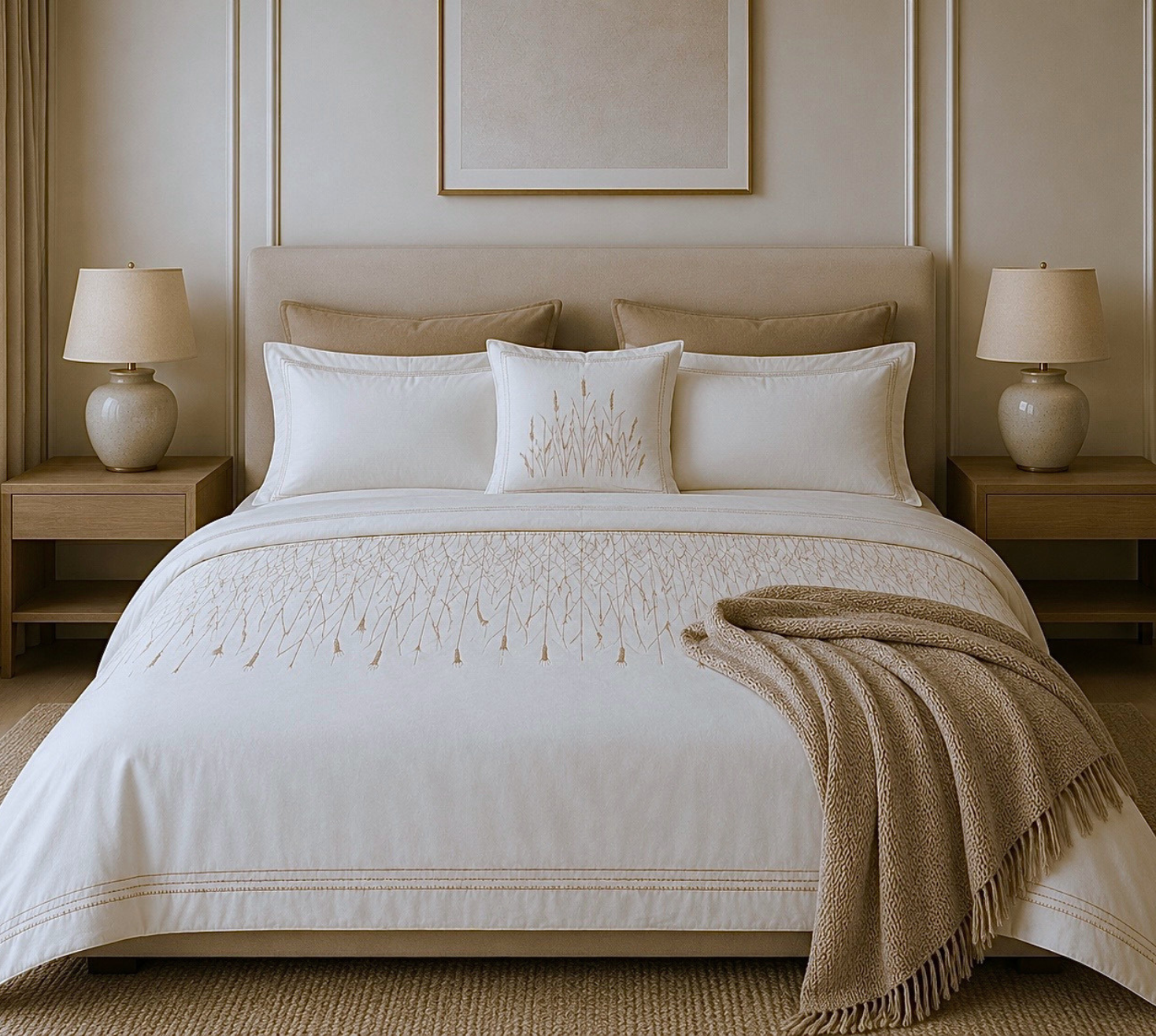 The Wheatfield Duvet bedspread