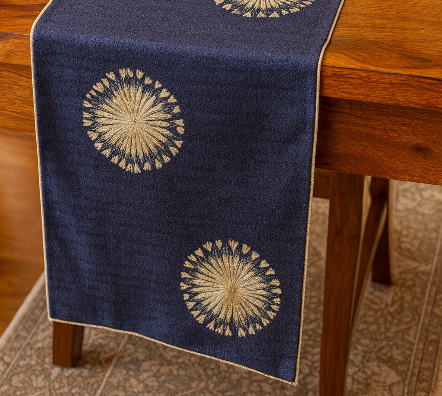 Celestial Radiance table Runner