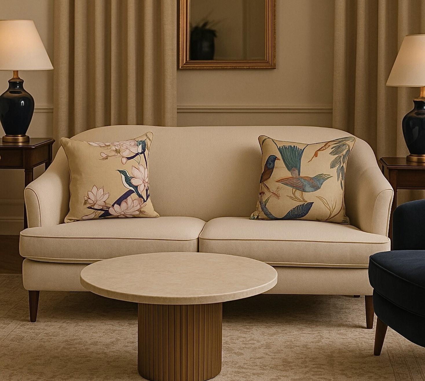 Avian Fiesta cushion cover