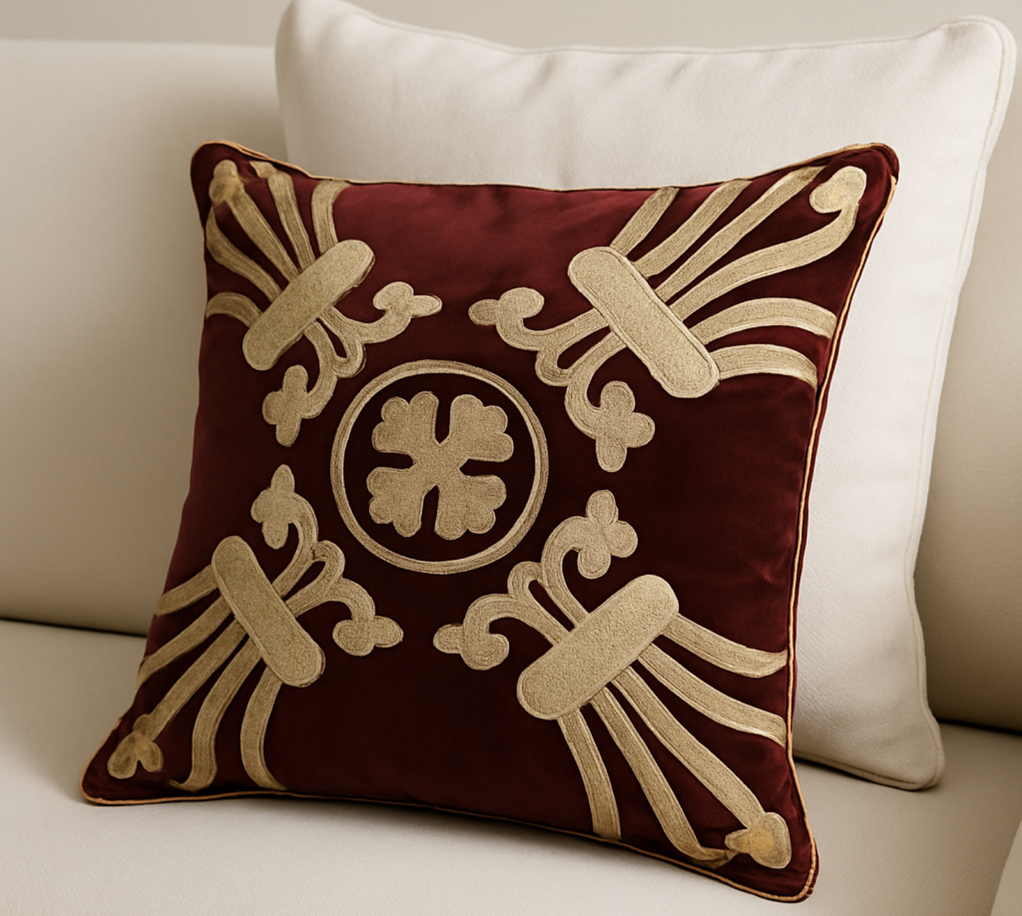 The timeless elegance cushion cover