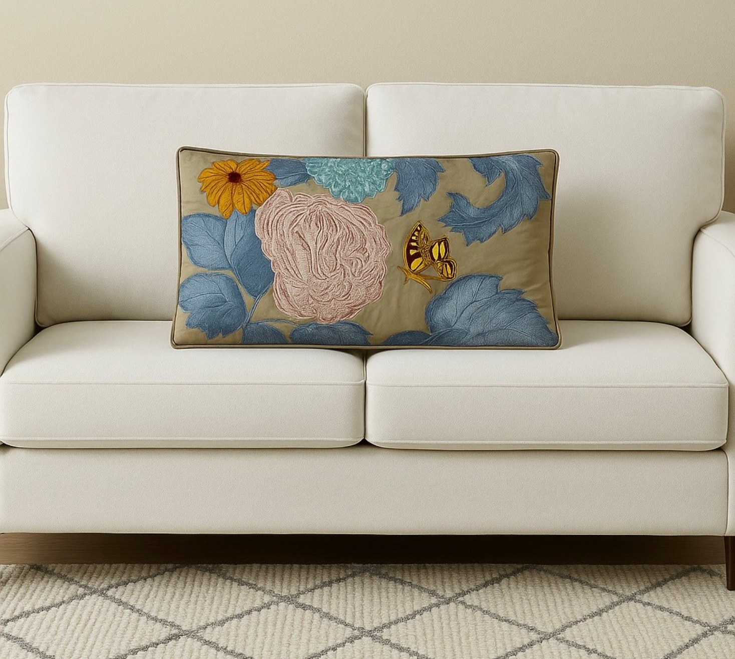 The Garden Reverie Cushion Cover