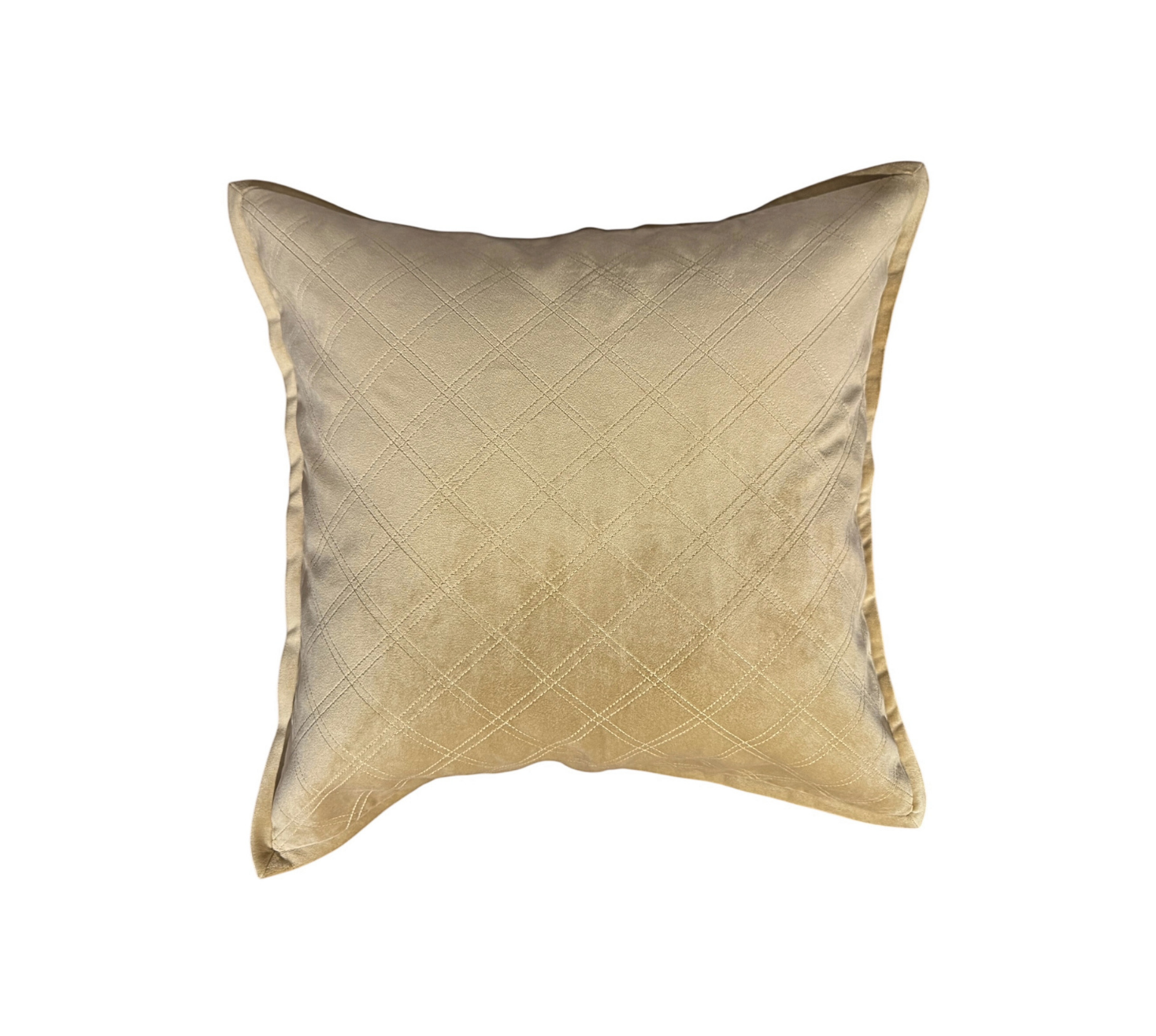 Gold Lustre Velvet embroidered cushion cover