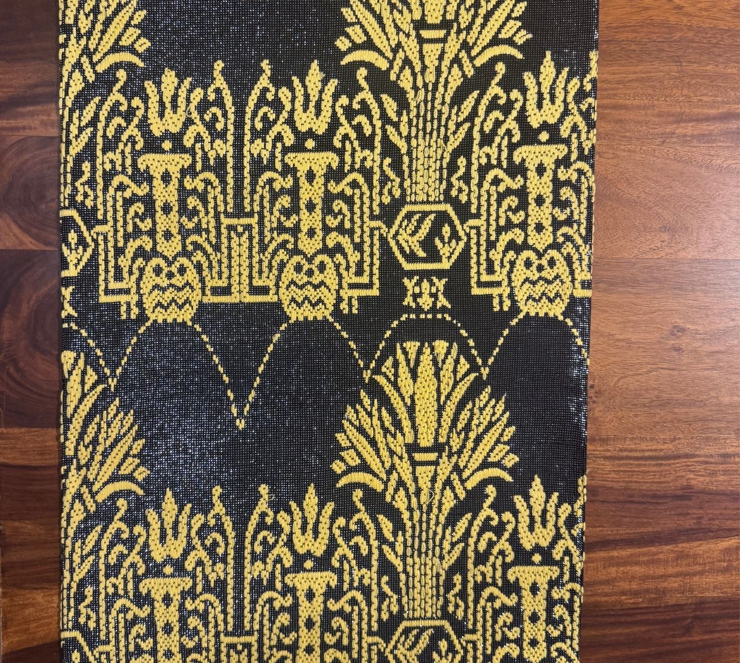 The Yellow echo table runner