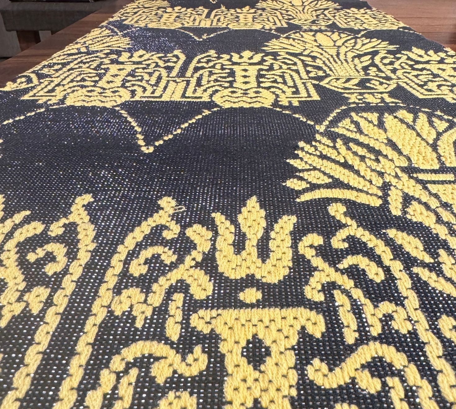 The Yellow echo table runner