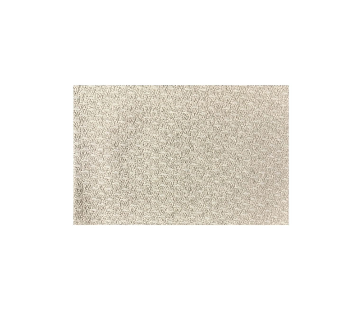 Curl textured off white jacquard placemats