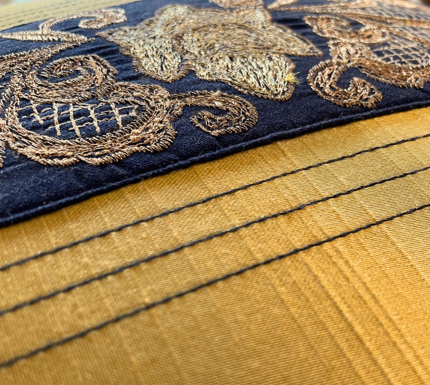 The Artistic Floral Symmetry Cushion Cover