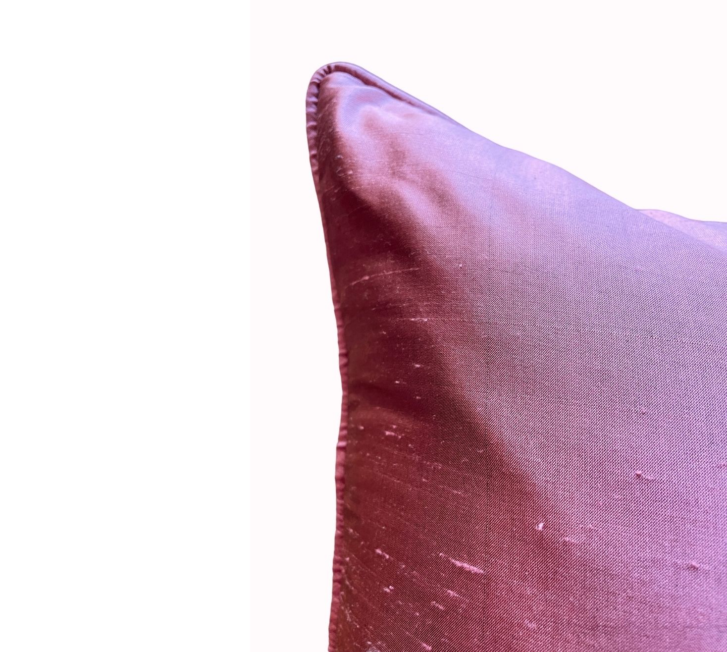 The amethyst silk cushion cover