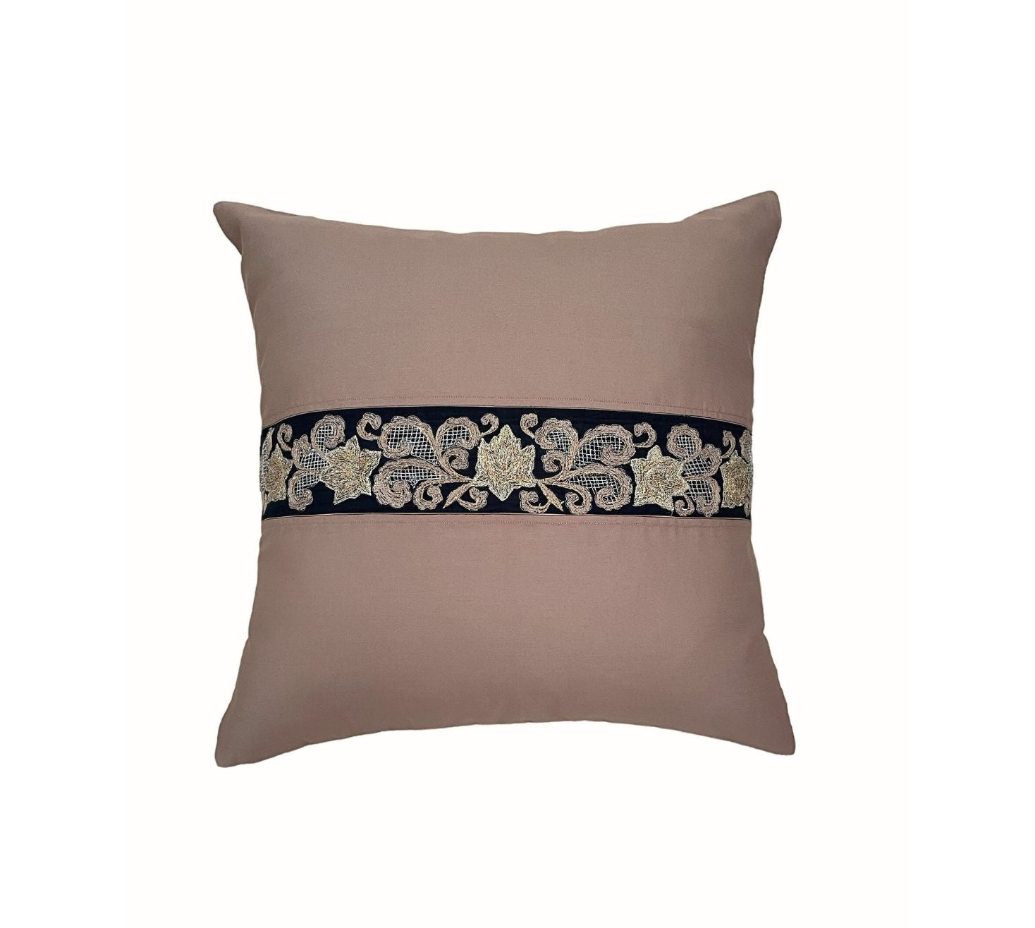 The Mocha Vine Cushion Cover