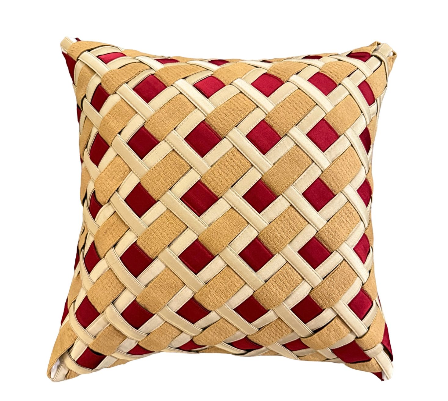 Criss - Cross Multi coloured Cushion cover