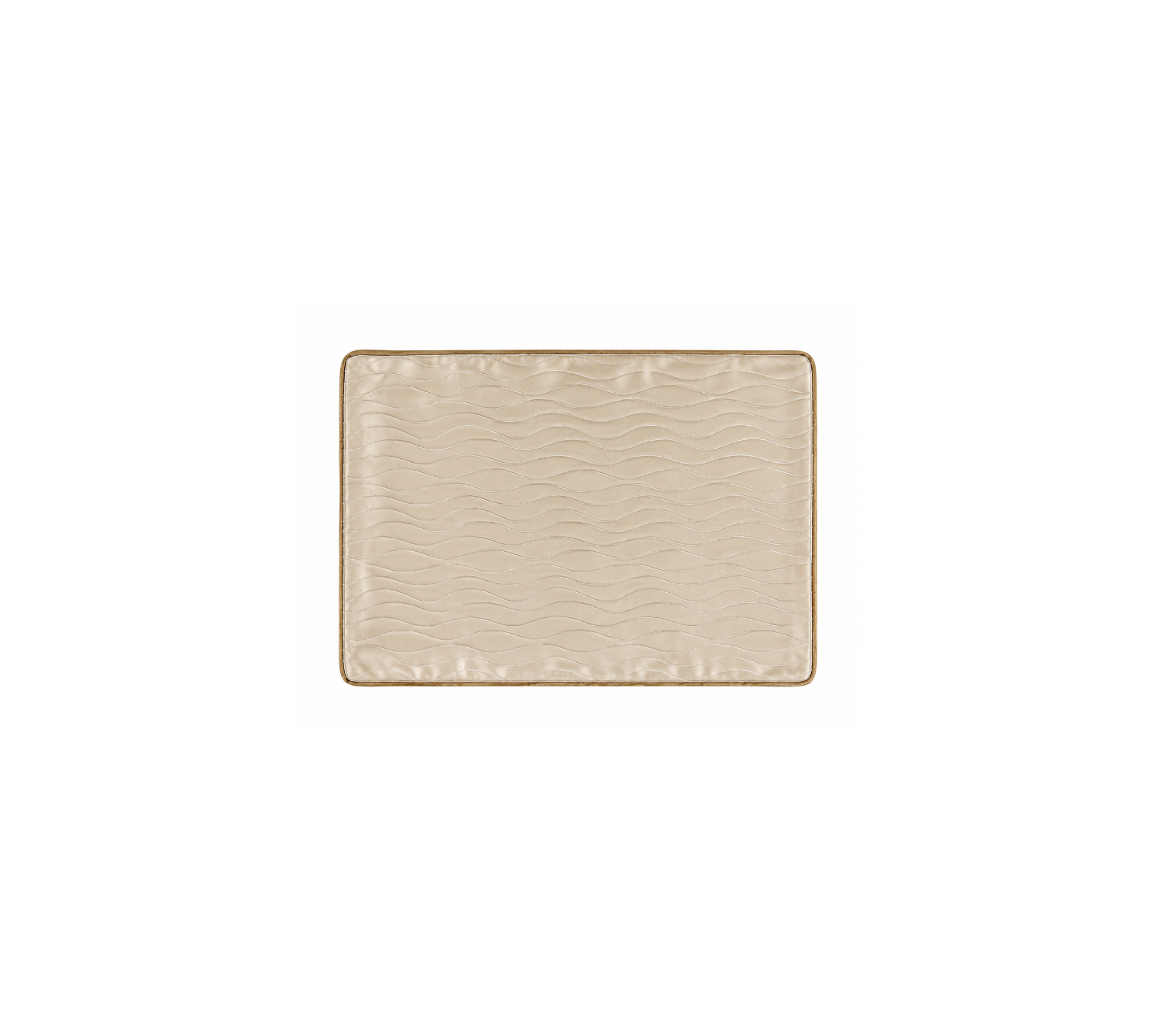 Golden Waves Satin Jacquard Placemat set