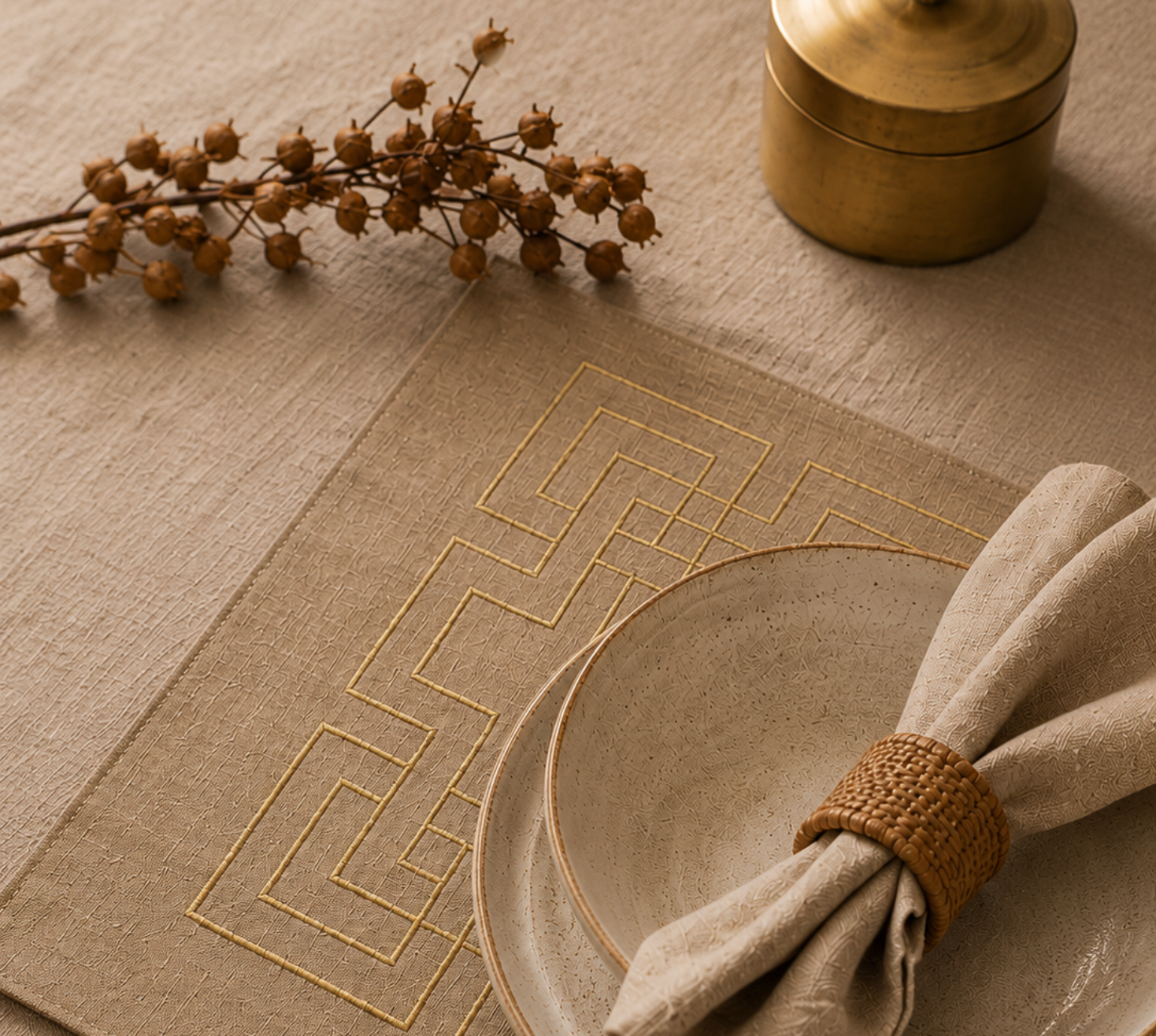 Empire Gold Placemat set