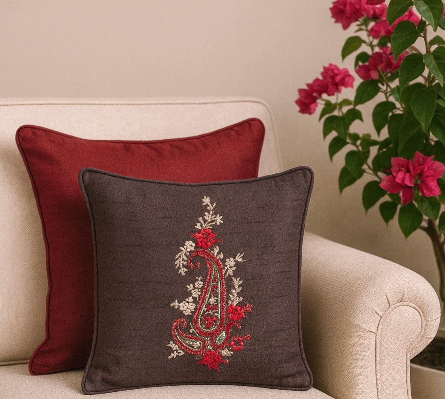 The Royal Paisley Cushion Cover