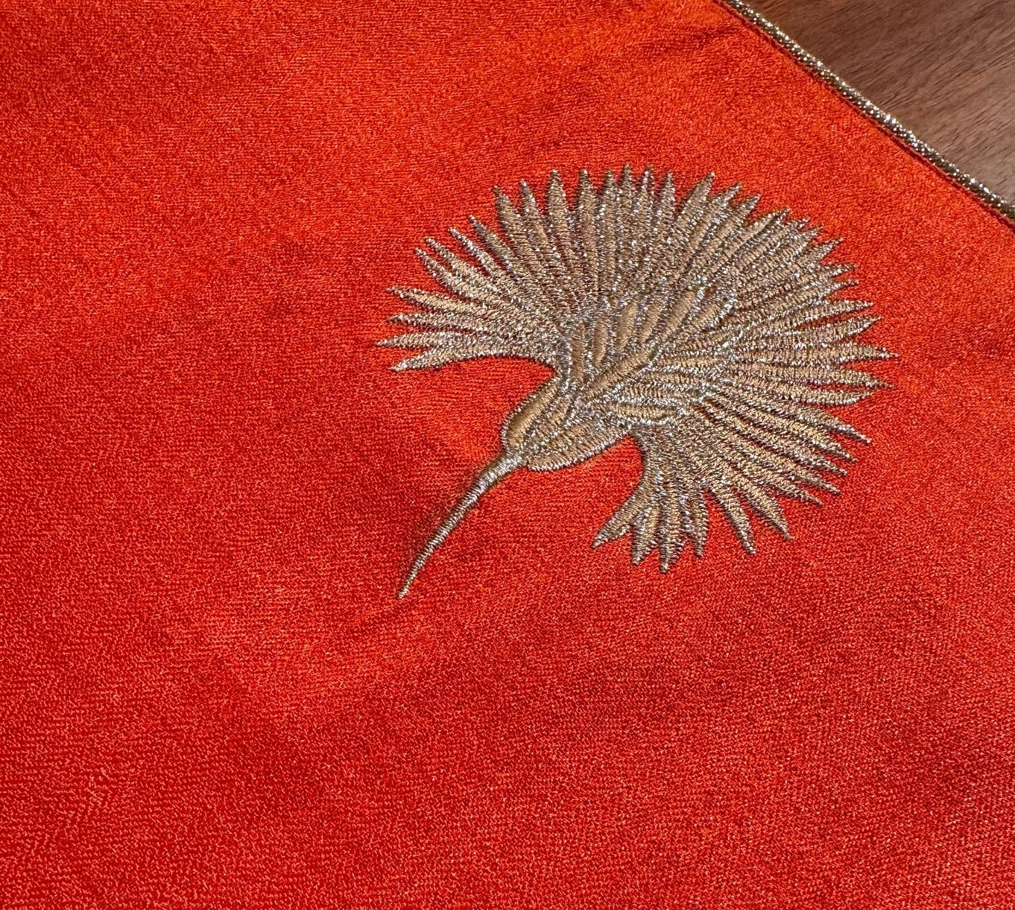 Golden Glow floral Rust runner