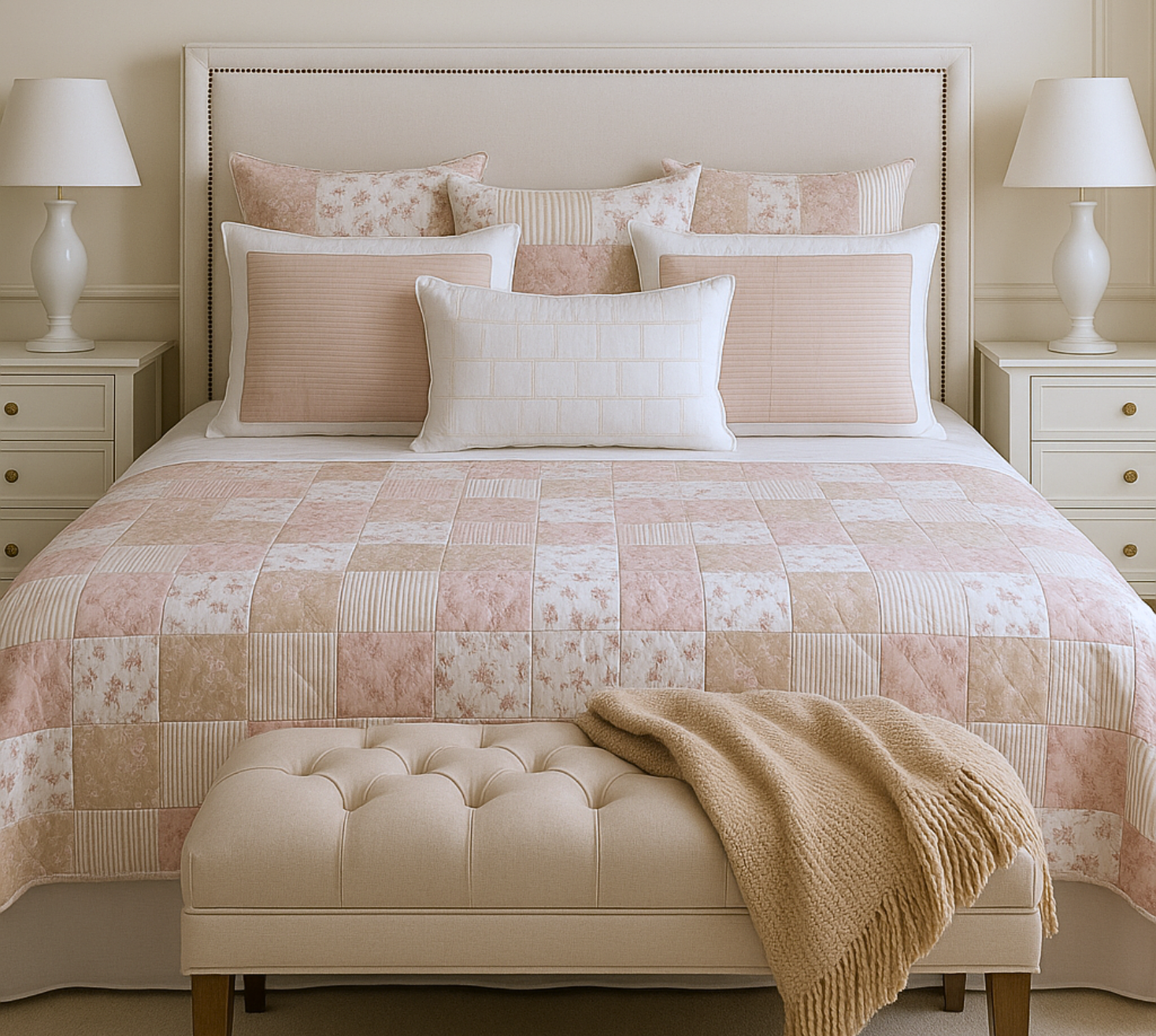 Vintage Floral Bedspread